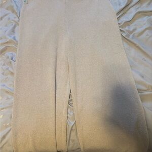 H & M Cozy Beige Knit Pants